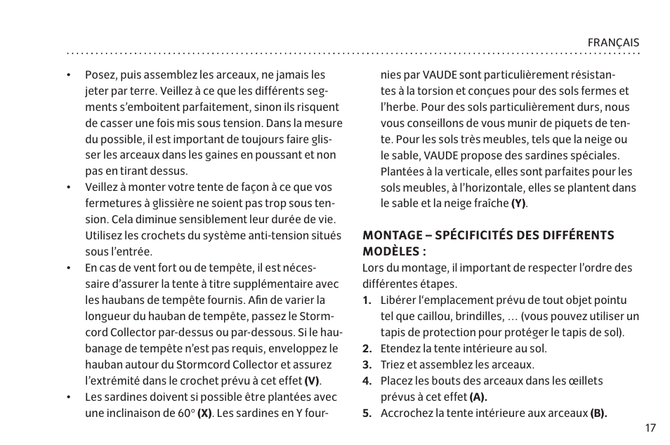 VAUDE Hogan UL Argon 1-2P User Manual | Page 24 / 61