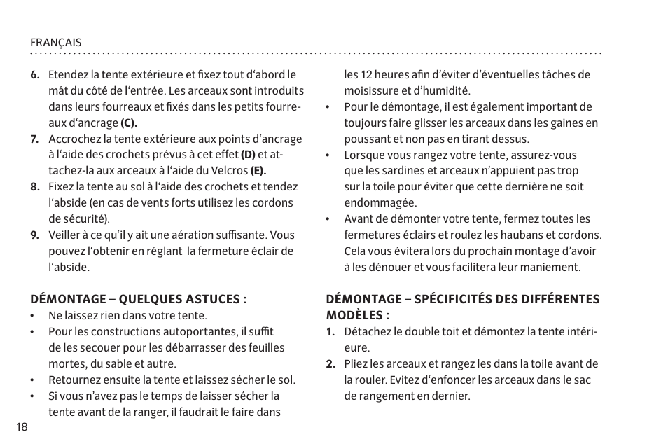 VAUDE Hogan UL Argon 1-2P User Manual | Page 25 / 61