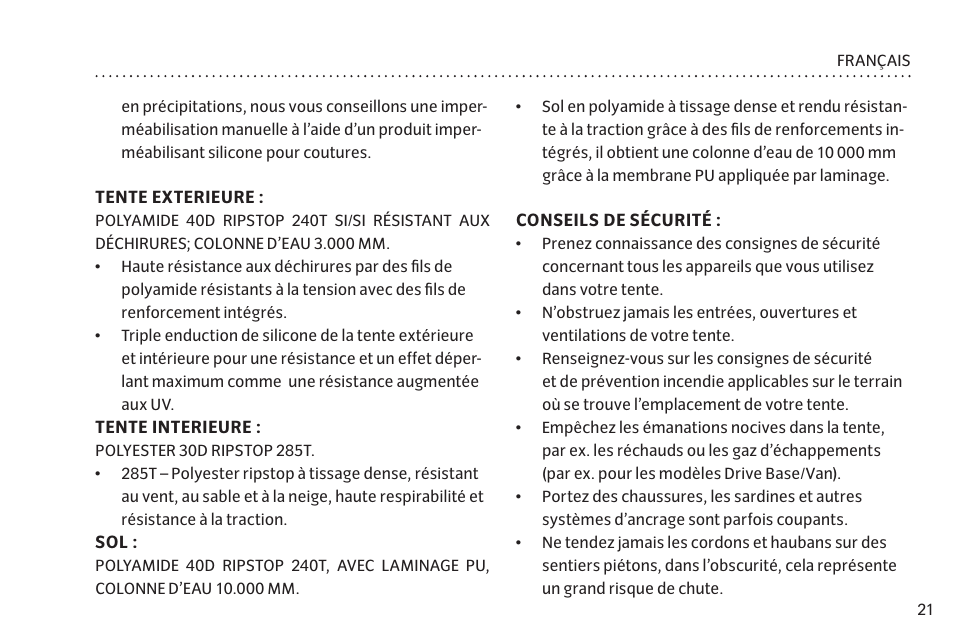 VAUDE Hogan UL Argon 1-2P User Manual | Page 28 / 61