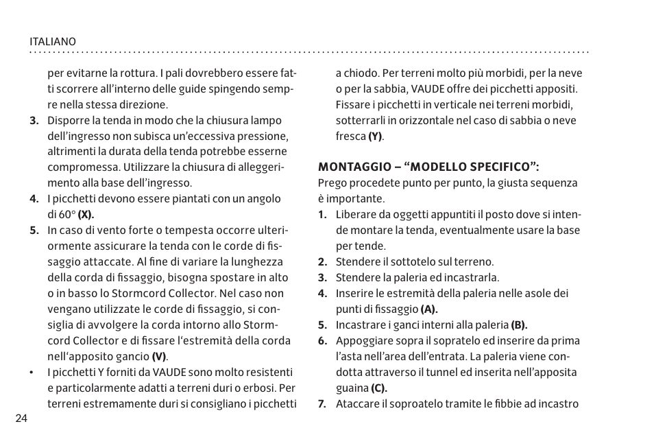 VAUDE Hogan UL Argon 1-2P User Manual | Page 31 / 61