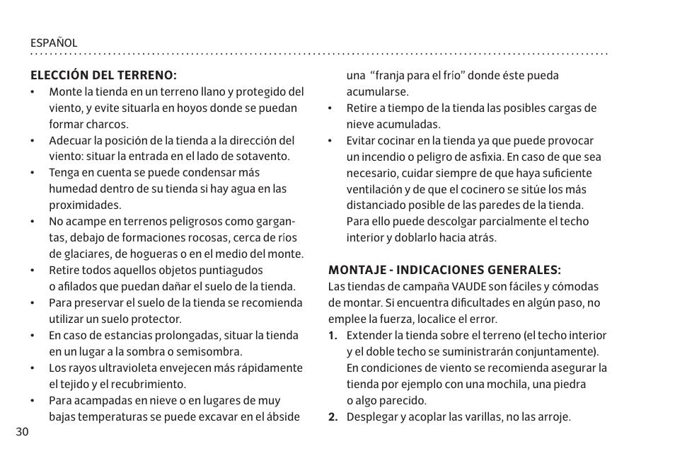 VAUDE Hogan UL Argon 1-2P User Manual | Page 37 / 61