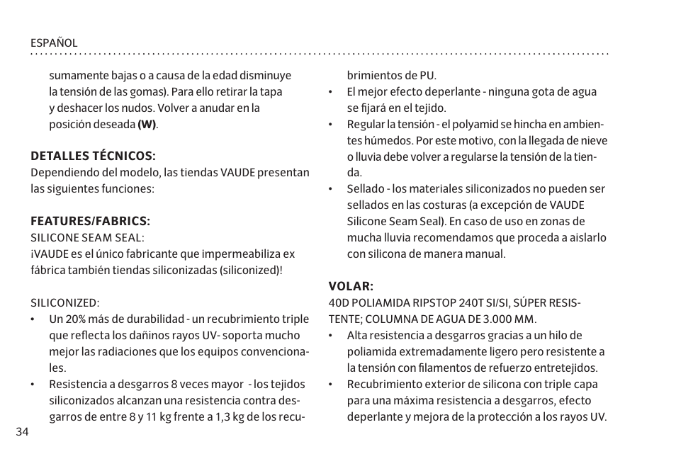 VAUDE Hogan UL Argon 1-2P User Manual | Page 41 / 61