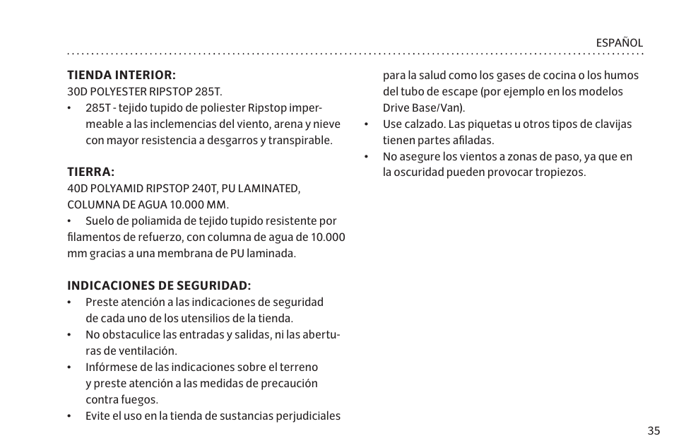 VAUDE Hogan UL Argon 1-2P User Manual | Page 42 / 61