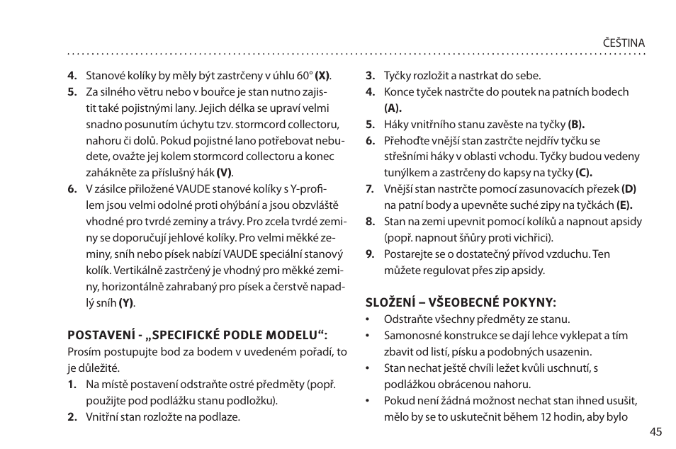 VAUDE Hogan UL Argon 1-2P User Manual | Page 52 / 61