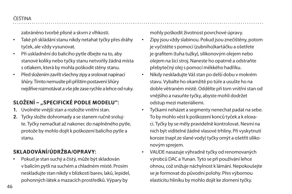 VAUDE Hogan UL Argon 1-2P User Manual | Page 53 / 61