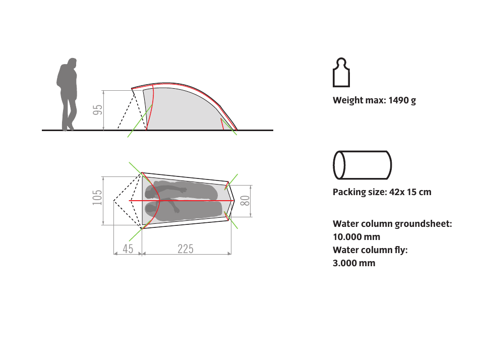 VAUDE Hogan UL Argon 1-2P User Manual | Page 7 / 61