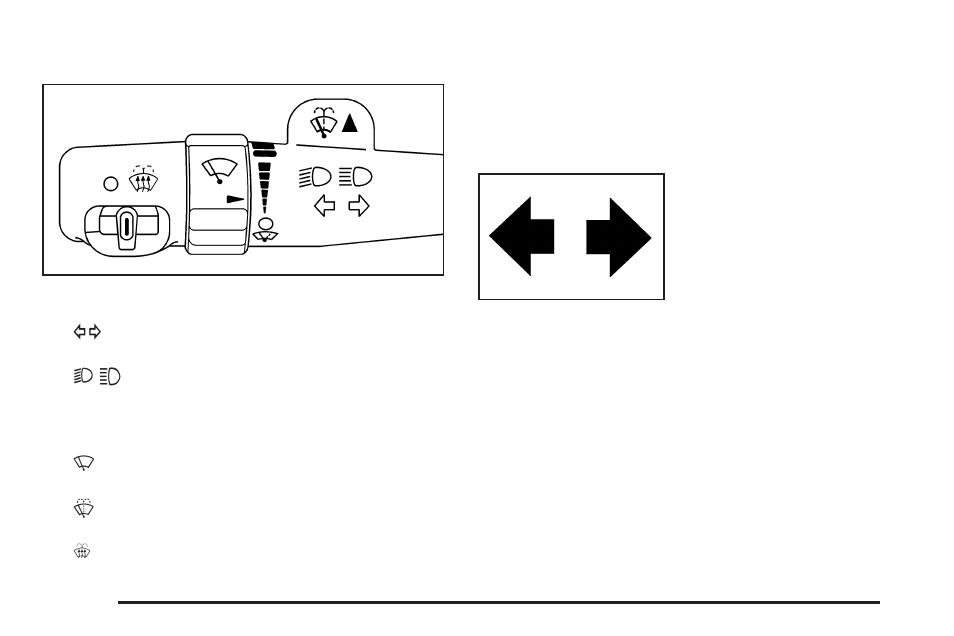 Turn signal/multifunction lever, Turn and lane-change signals, Turn | Signal/multifunction lever | Cadillac 2008 DTS User Manual | Page 148 / 450