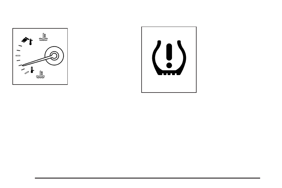 Engine coolant temperature gage, Tire pressure light | Cadillac 2008 DTS User Manual | Page 202 / 450