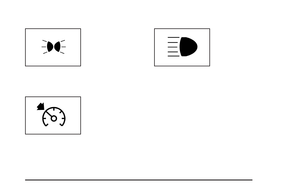 Lights on reminder, Cruise control light, Highbeam on light | Cadillac 2008 DTS User Manual | Page 207 / 450