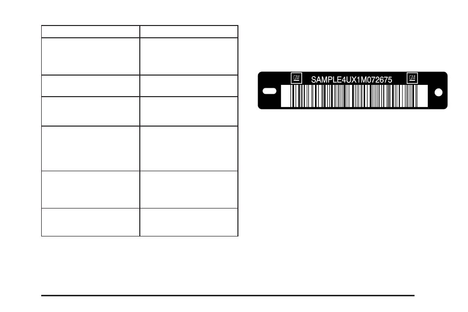 Vehicle identification, Vehicle identification number (vin), Vehicle identification -95 | Vehicle identification number (vin) -95 | Cadillac 2008 DTS User Manual | Page 389 / 450