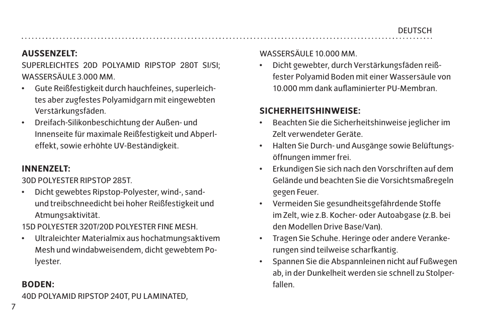 VAUDE Hogan SUL XP 2P User Manual | Page 14 / 67