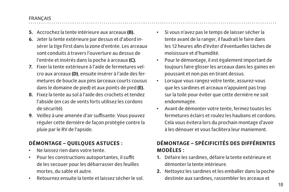 VAUDE Hogan SUL XP 2P User Manual | Page 25 / 67