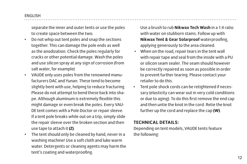 VAUDE Hogan UL 2P User Manual | Page 19 / 63