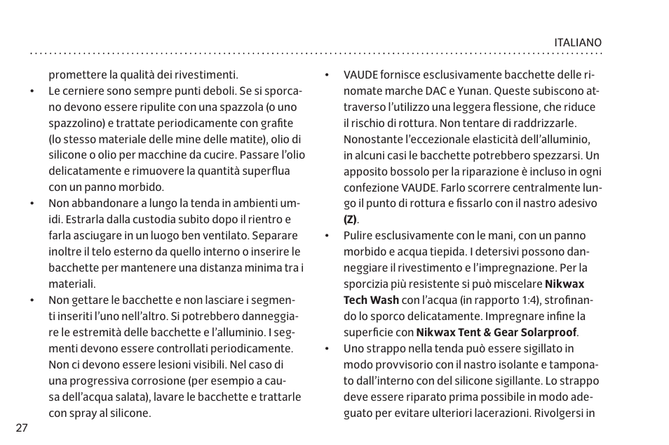VAUDE Hogan UL 2P User Manual | Page 34 / 63
