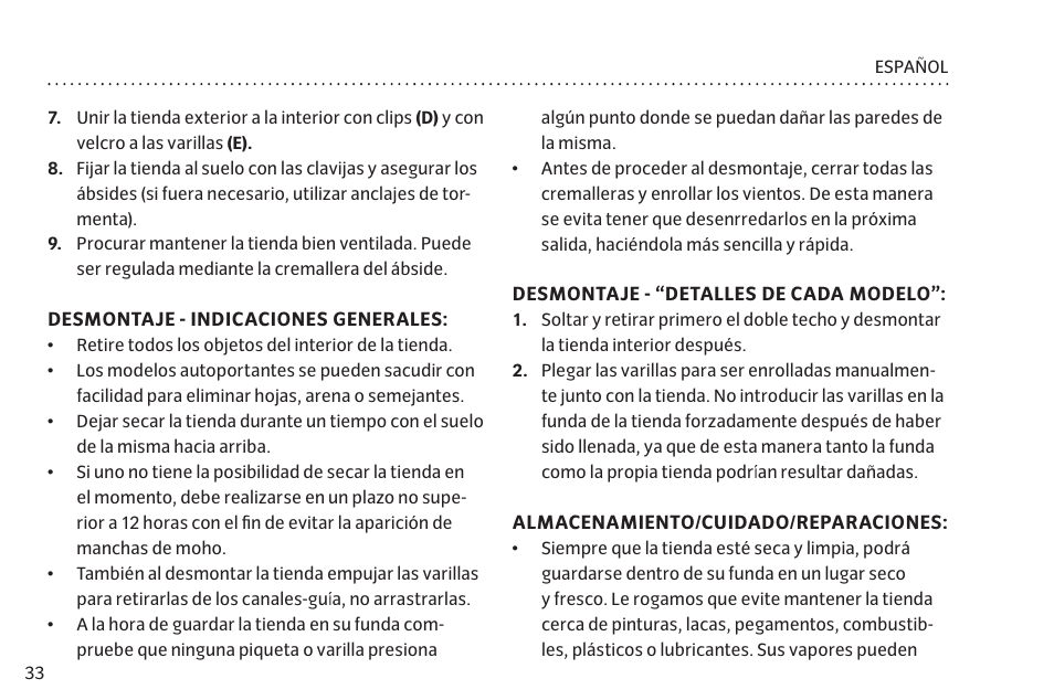 VAUDE Hogan UL 2P User Manual | Page 40 / 63
