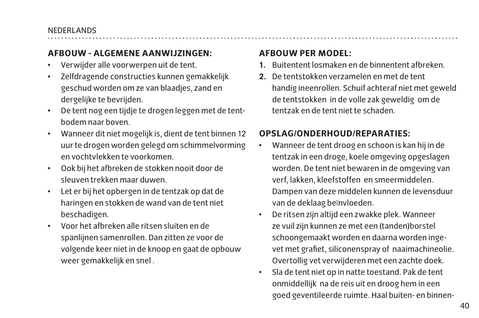 VAUDE Hogan UL 2P User Manual | Page 47 / 63