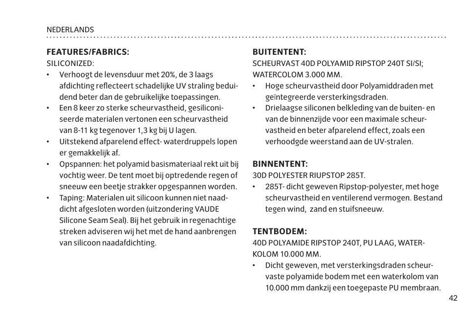 VAUDE Hogan UL 2P User Manual | Page 49 / 63