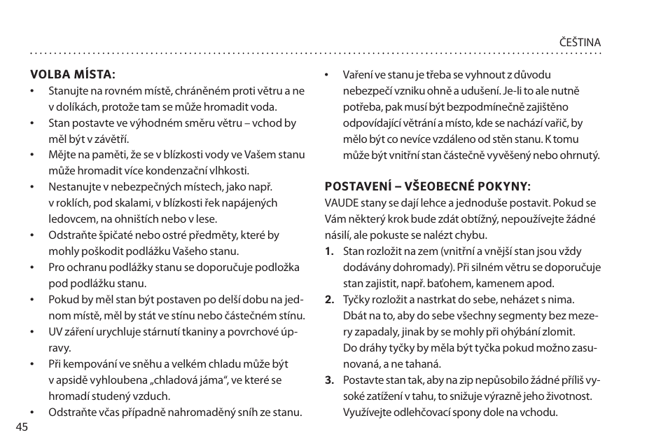 VAUDE Hogan UL 2P User Manual | Page 52 / 63