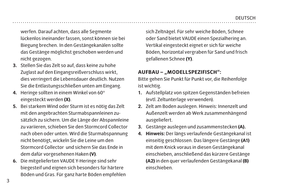 VAUDE Taurus L 2P User Manual | Page 10 / 63