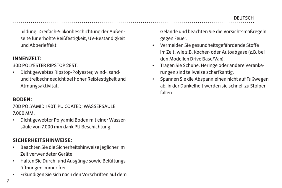 VAUDE Taurus L 2P User Manual | Page 14 / 63