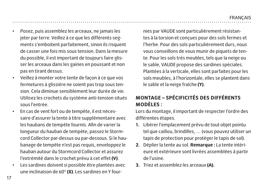 VAUDE Taurus L 2P User Manual | Page 24 / 63
