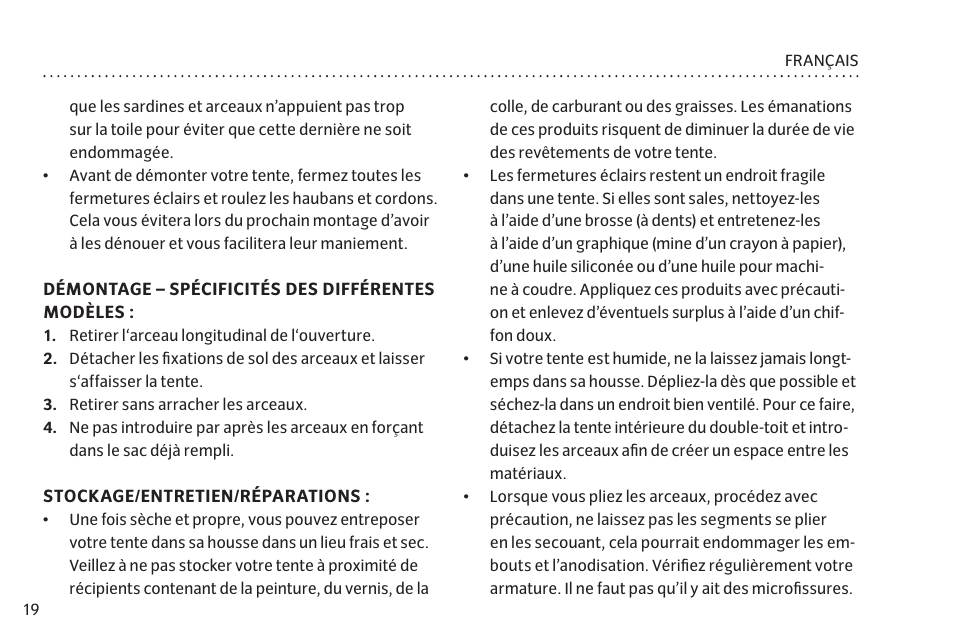 VAUDE Taurus L 2P User Manual | Page 26 / 63