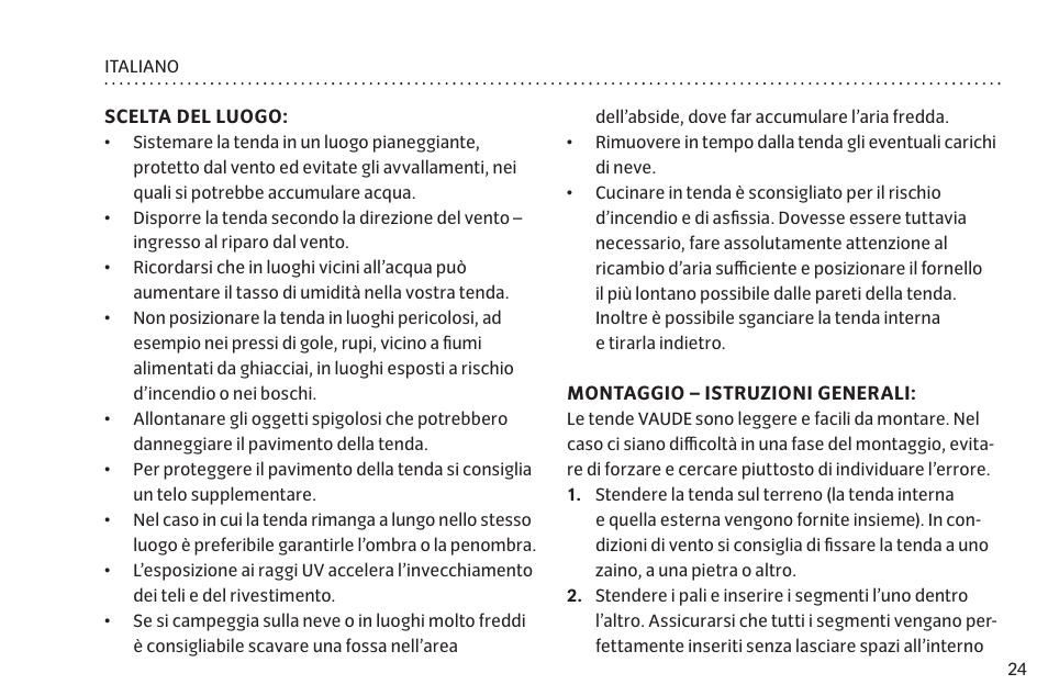 VAUDE Taurus L 2P User Manual | Page 31 / 63