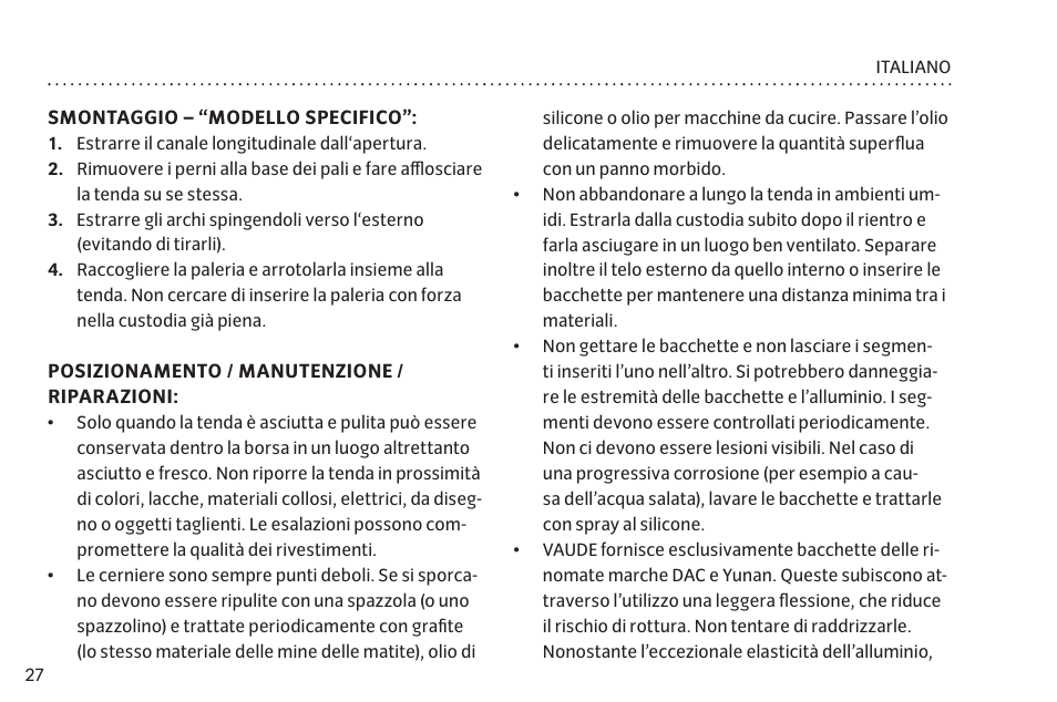 VAUDE Taurus L 2P User Manual | Page 34 / 63