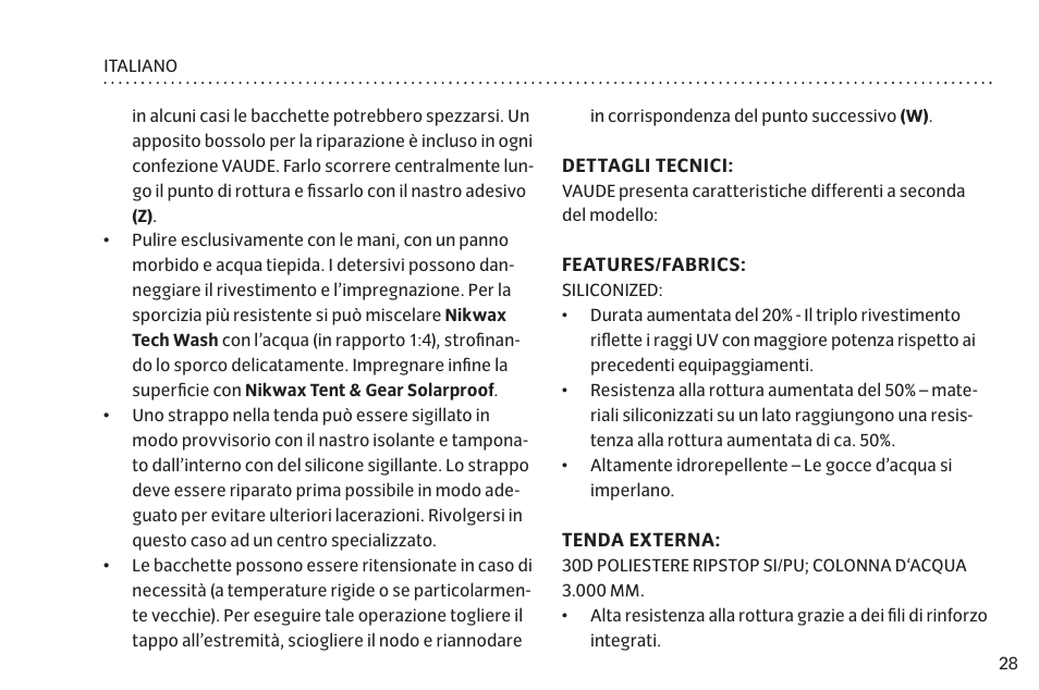 VAUDE Taurus L 2P User Manual | Page 35 / 63