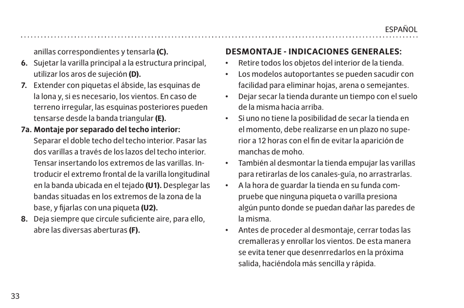 VAUDE Taurus L 2P User Manual | Page 40 / 63
