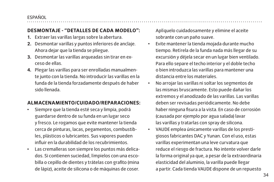 VAUDE Taurus L 2P User Manual | Page 41 / 63
