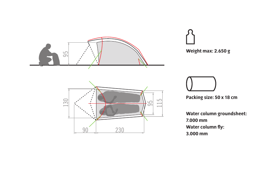 VAUDE Taurus L 2P User Manual | Page 7 / 63