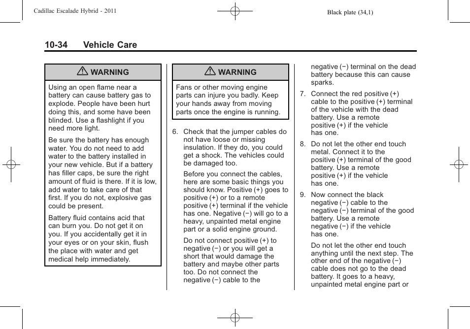 Cadillac 2011 Escalade Hybrid User Manual | Page 78 / 94