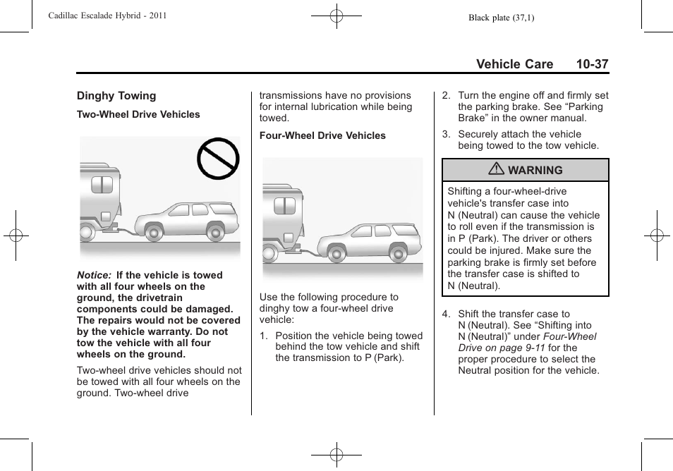 Cadillac 2011 Escalade Hybrid User Manual | Page 81 / 94