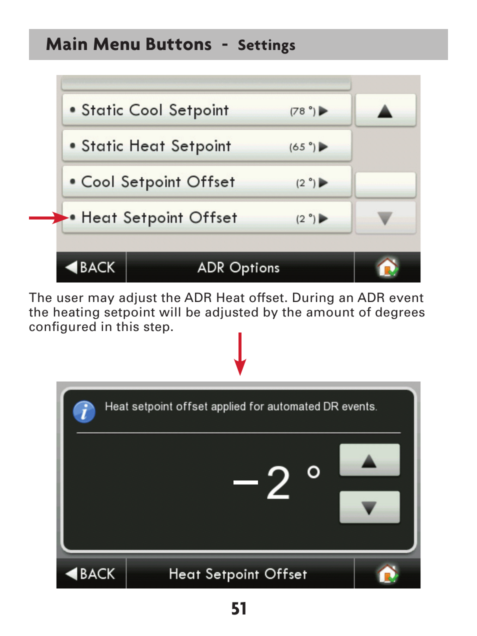 51 main menu buttons | Venstar T7900 User Manual | Page 59 / 95