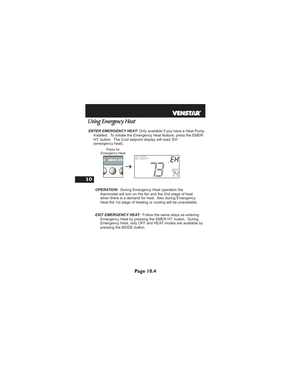 Venstar T1700 User Manual | Page 43 / 58