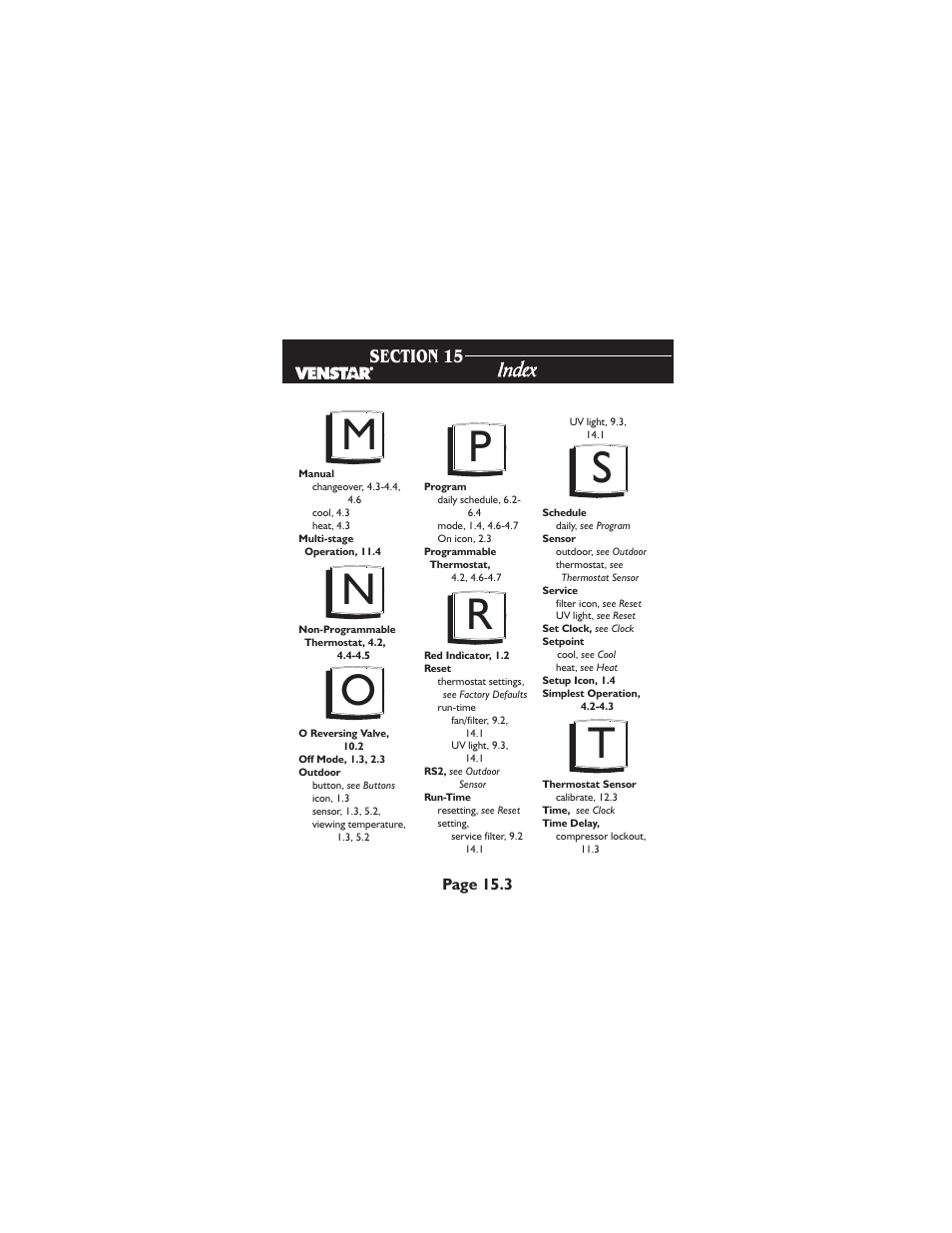 Venstar T1700 User Manual | Page 56 / 58