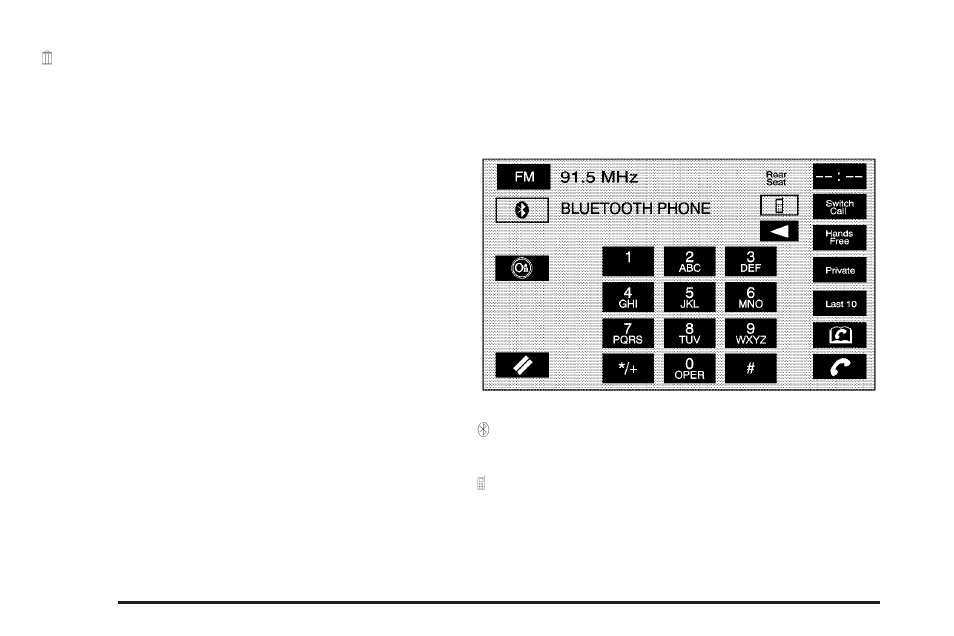 Bluetooth, Phone screen | Cadillac 2006 STS User Manual | Page 148 / 158