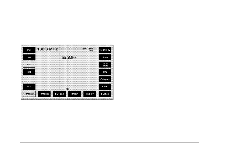 Finding a station | Cadillac 2006 STS User Manual | Page 87 / 158