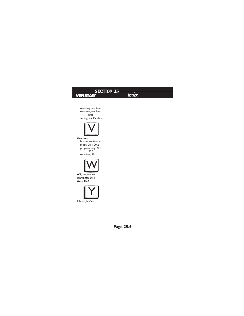 Venstar T1900 User Manual | Page 106 / 108