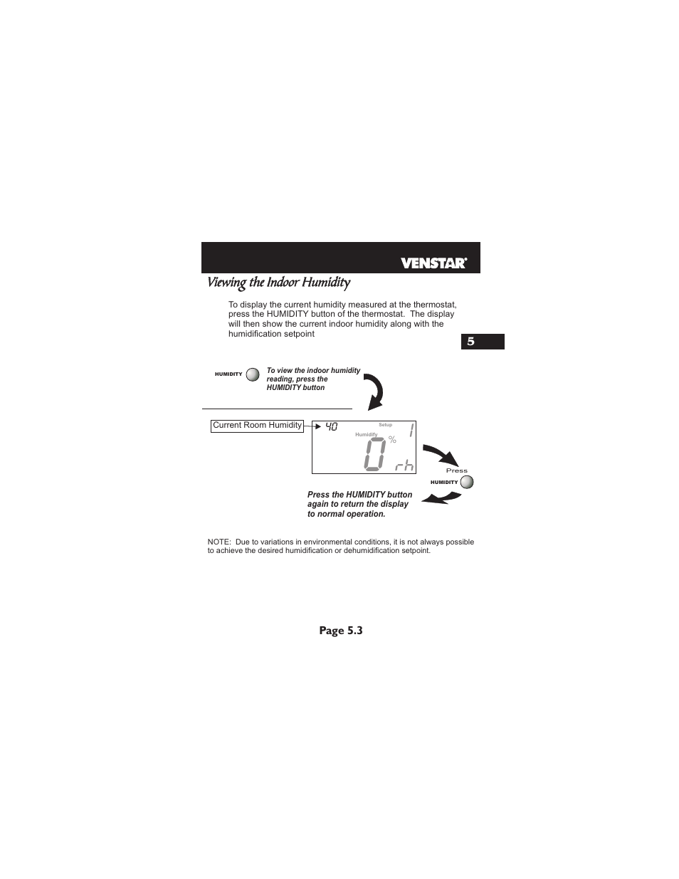 Venstar T1900 User Manual | Page 28 / 108