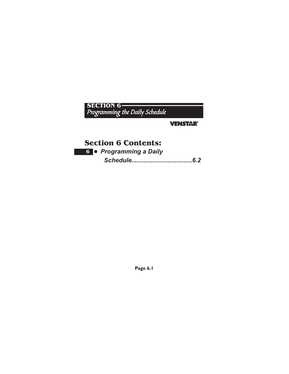Venstar T1900 User Manual | Page 29 / 108