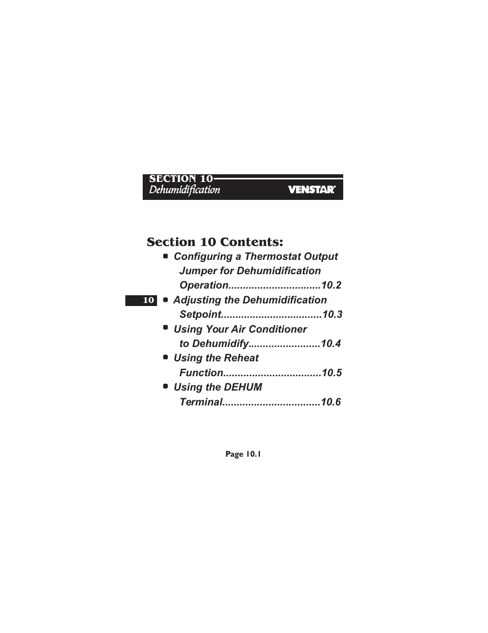 Venstar T1900 User Manual | Page 45 / 108