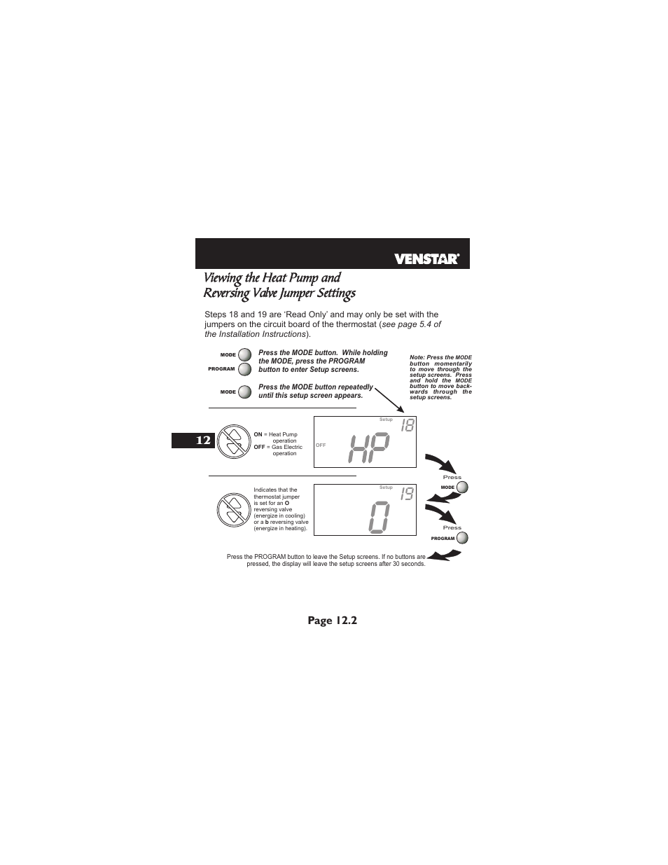 Page 12.2 | Venstar T1900 User Manual | Page 57 / 108