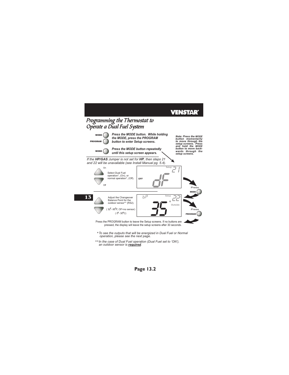 Page 13.2 | Venstar T1900 User Manual | Page 61 / 108