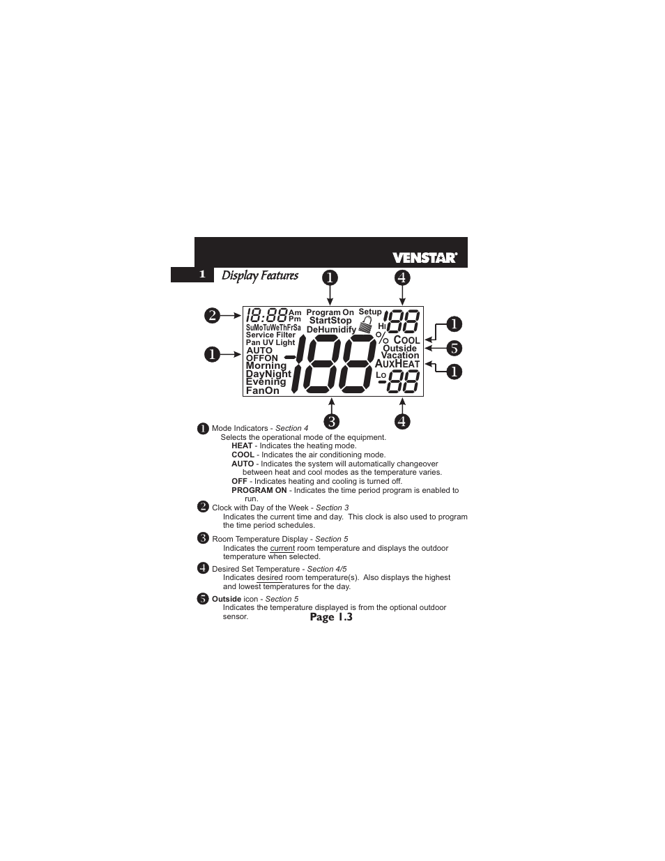 I8:88 | Venstar T1900 User Manual | Page 9 / 108