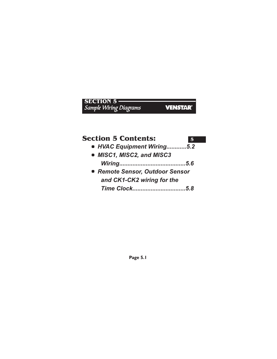 Venstar T2700 Installation User Manual | Page 12 / 23