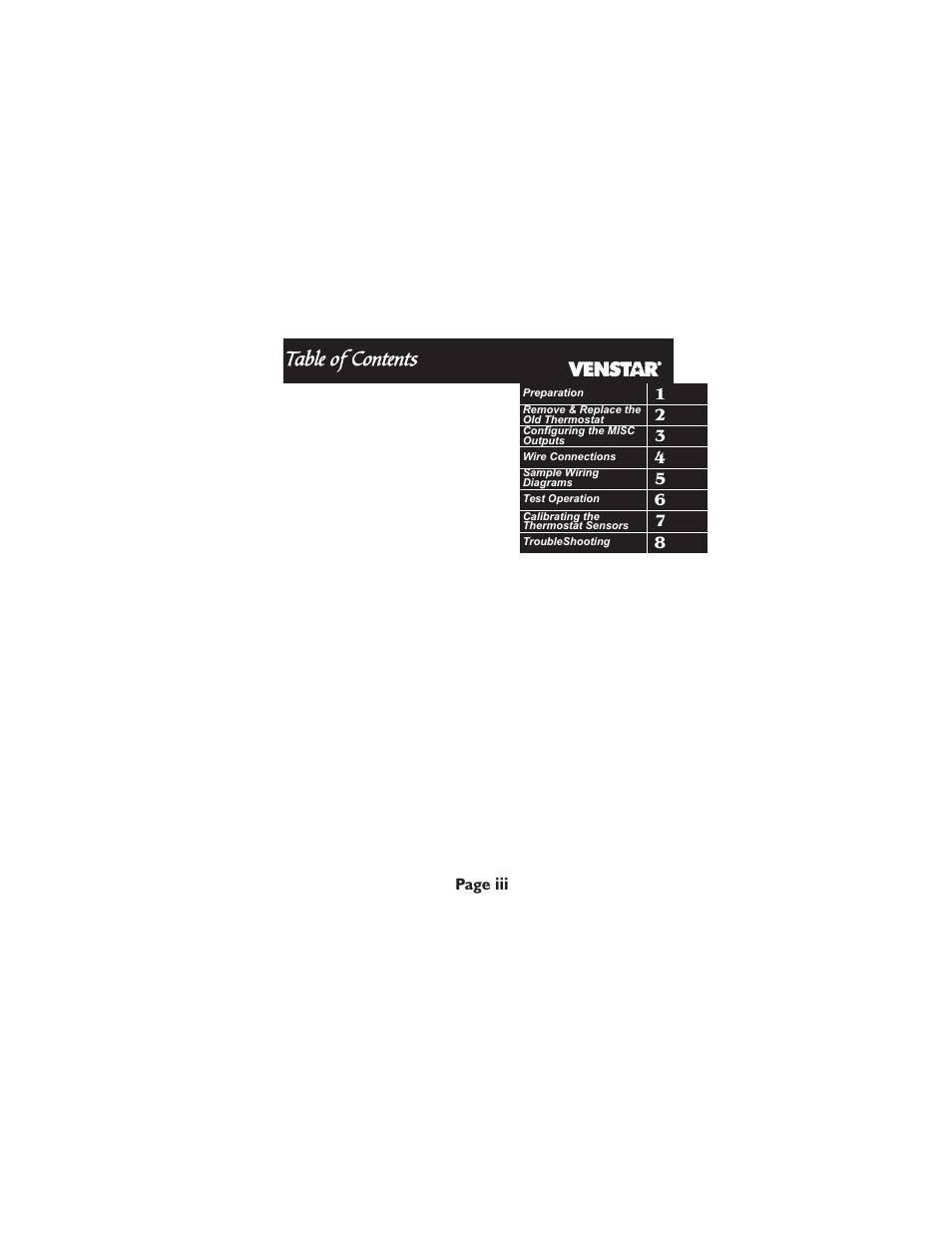 Venstar T2800 Installation User Manual | Page 4 / 24