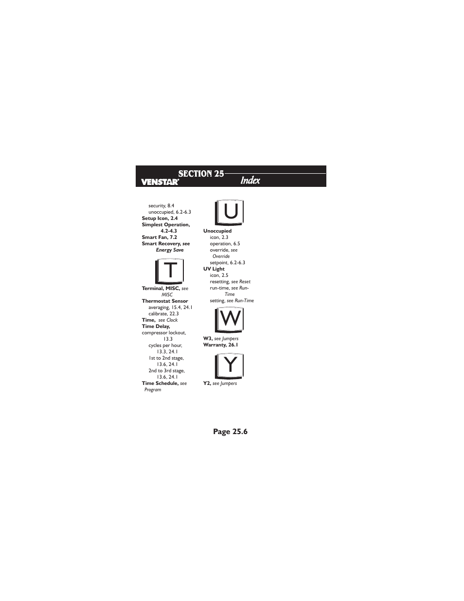 Venstar T2900 User Manual | Page 111 / 113