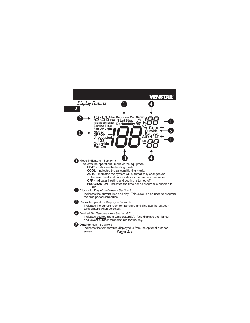 Venstar T2900 User Manual | Page 13 / 113